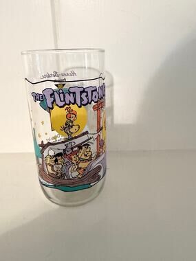Vintage Flintstones Hardee's glass